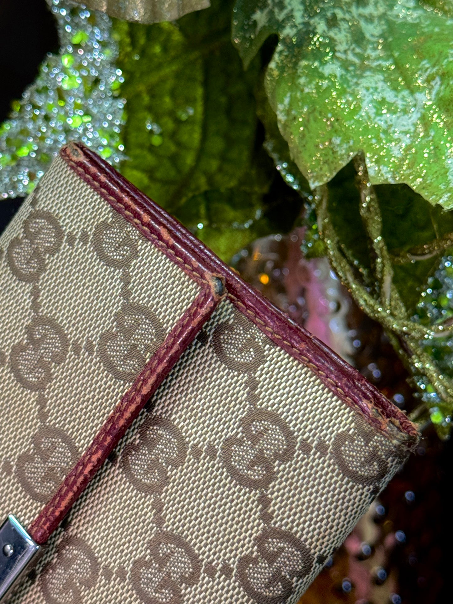 Gucci Monogram Continental Flap Wallet