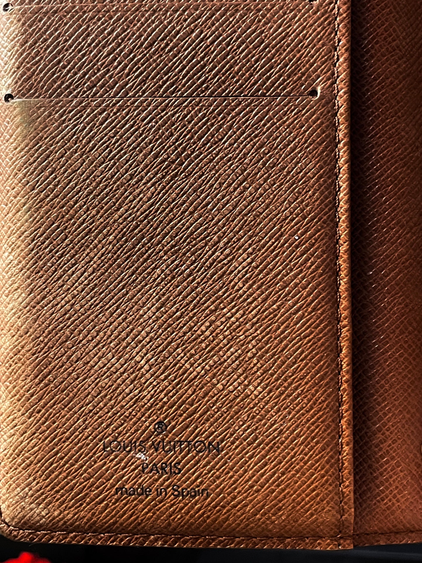 Authentic Louis Vuitton Monogram Agenda PM