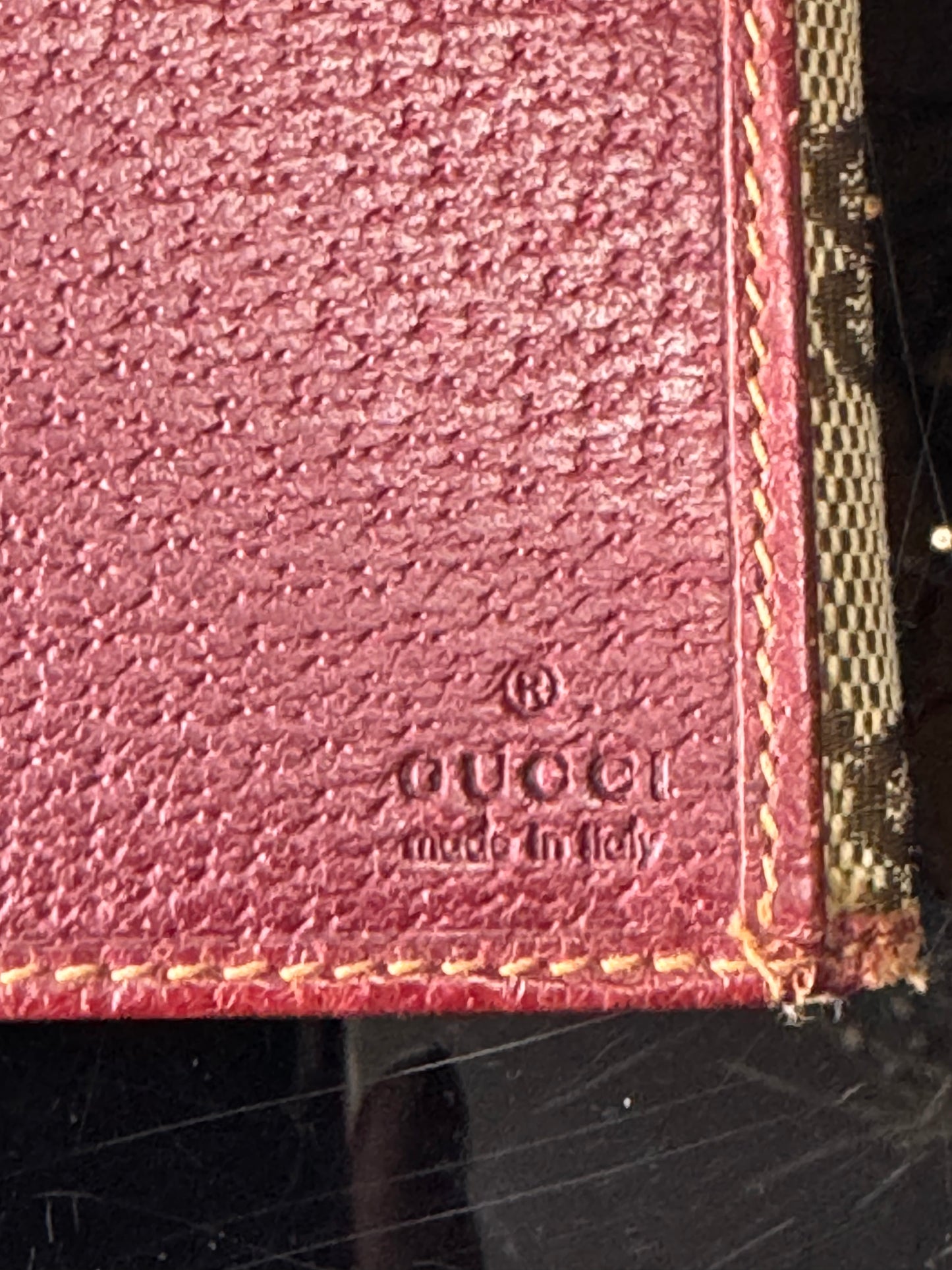 Gucci Monogram Continental Flap Wallet