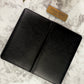 Authentic Black Epi Checkbook Cover