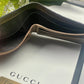 Authentic Gucci Mens Brown Microguccissma Leather Bifold Wallet