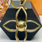 Authentic Louis Vuitton Gold Sphere Charm