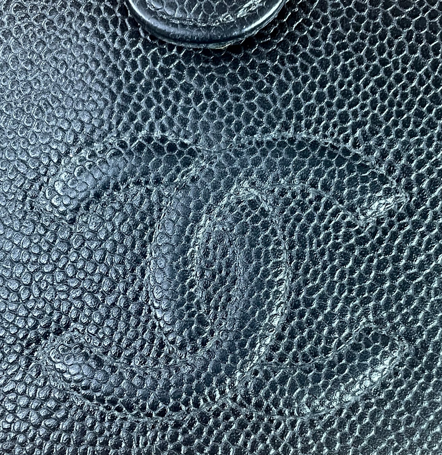 Authentic CHANEL Caviar Timeless CC French Wallet in Black