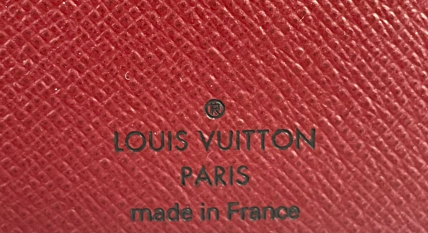 Authentic Louis Vuitton Damier Ebene Juliette Wallet