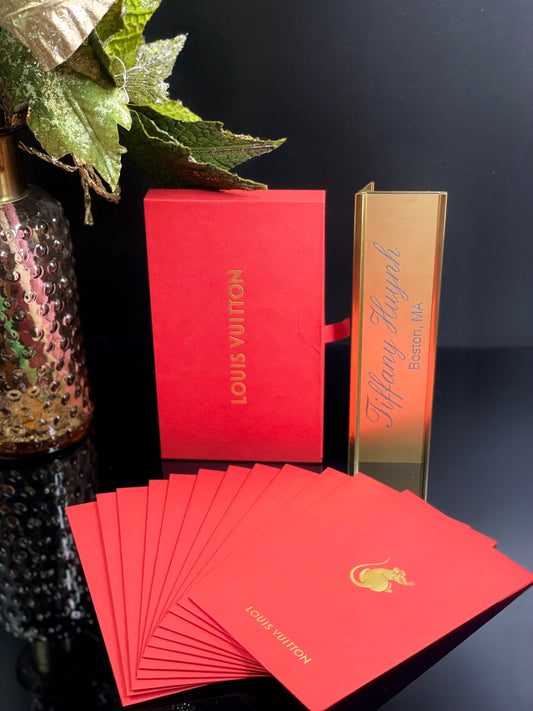 Authentic Louis Vuitton Lunar New Year 2020 Red Packet with Box