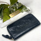 Authentic Chloe Black Leather Zip Around Wallet