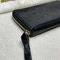 Authentic Chloe Black Leather Zip Around Wallet