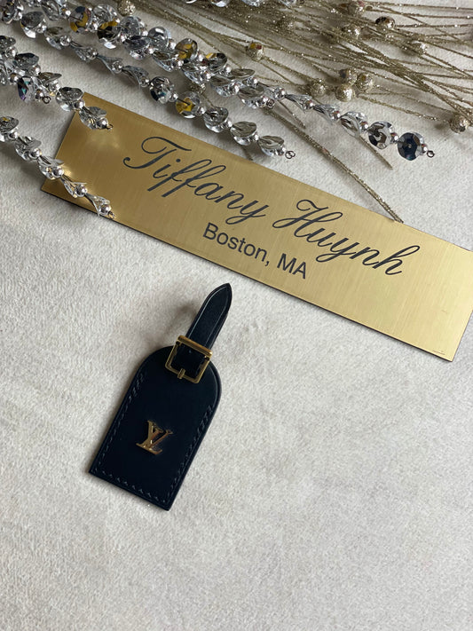 Authentic Louis Vuitton Odeon PM Luggage Tag