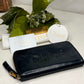 Authentic Chloe Black Leather Zip Around Wallet