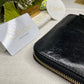 Authentic Chloe Black Leather Zip Around Wallet