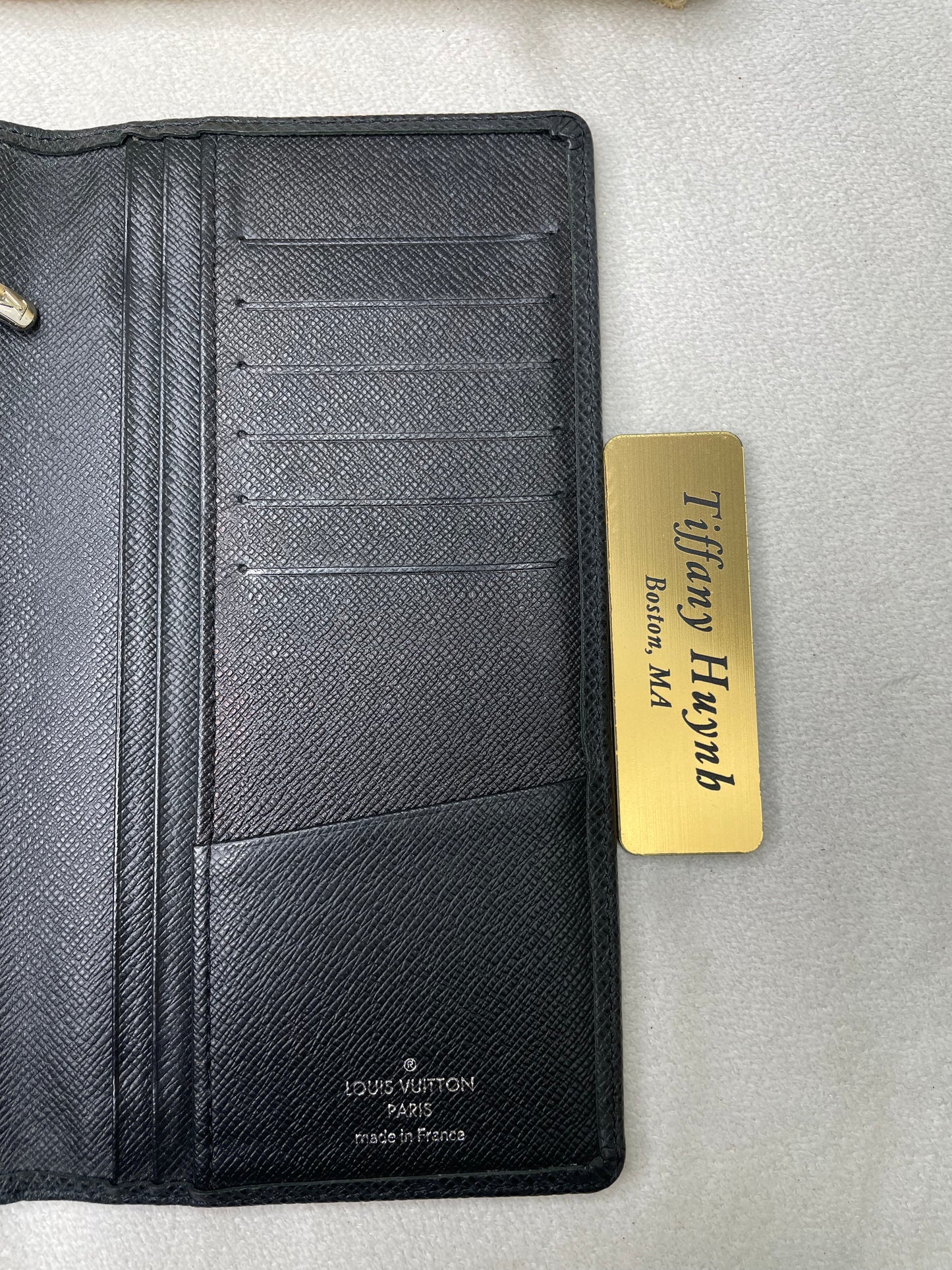 Authentic Taiga Brazza Wallet in Black