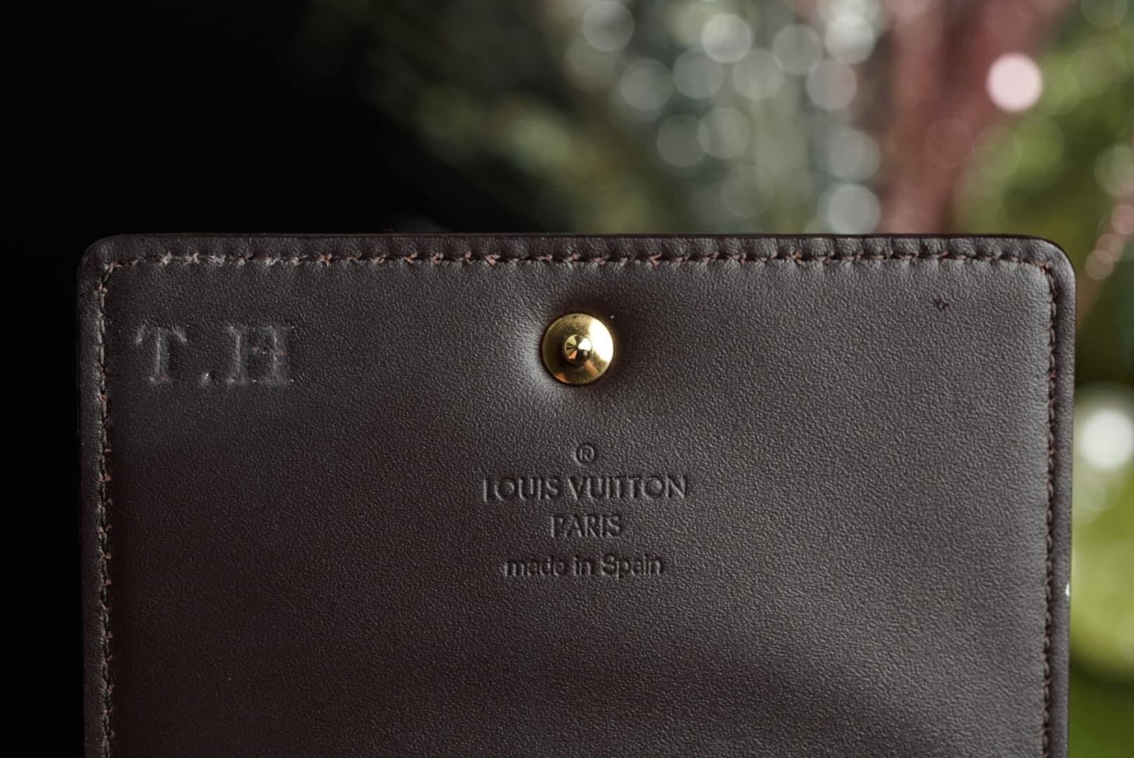 Louis Vuitton Amarante Monogram Vernis Business Card Holder at