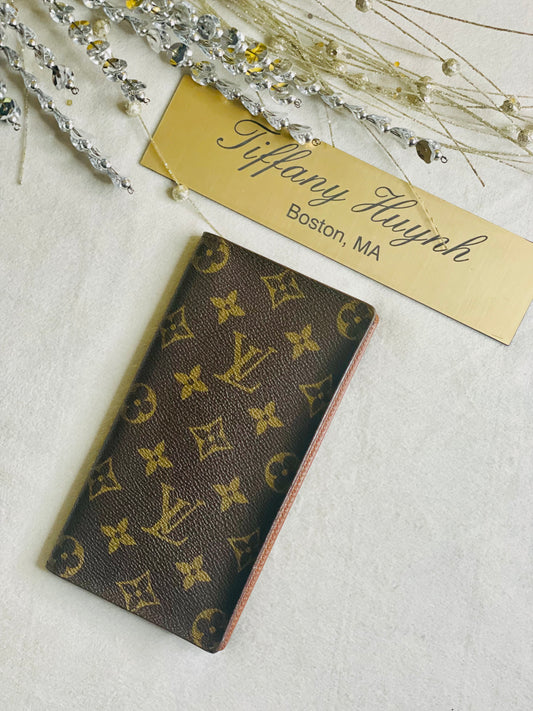 Authentic Louis Vuitton Monogram Porte-Cartes Credit Yen Checkbook Wallet