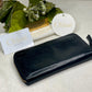 Authentic Chloe Black Leather Zip Around Wallet