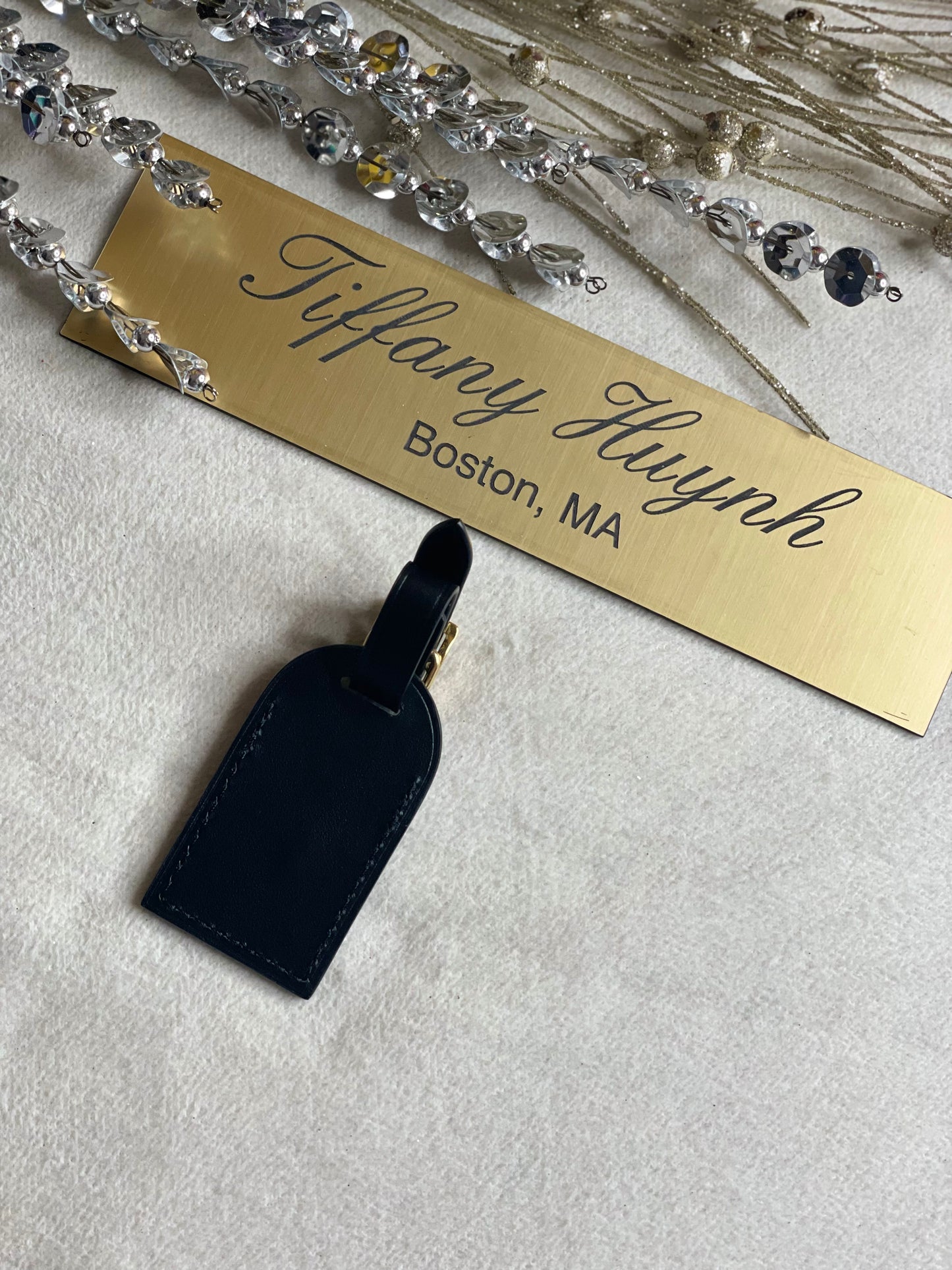 Authentic Louis Vuitton Odeon PM Luggage Tag